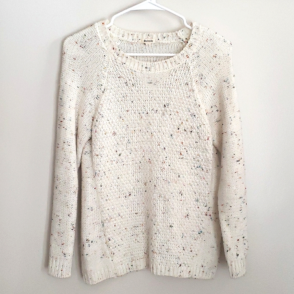 Sheinside Knit Confetti Sweater